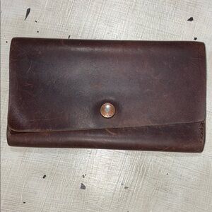 Portland Leather Dark Brown Wallet